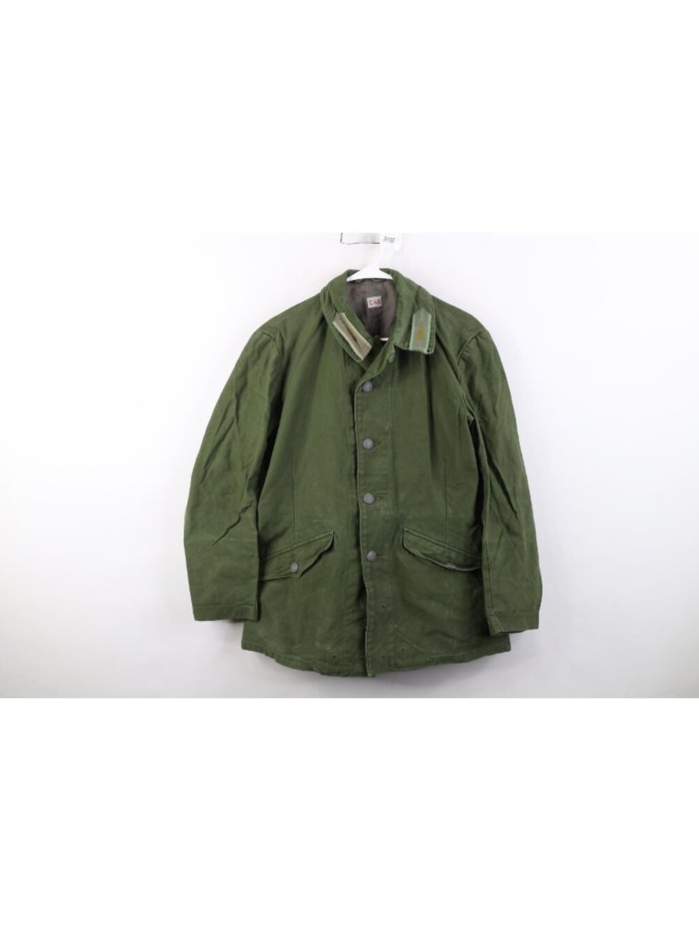Vtg 70s Vietnam War Sweden Military Mens Small C46 Swedish Army Field Jacket